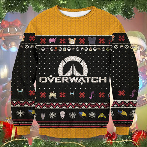 Divesart - Ultimate Overwatch Christmas Unisex villapaita - Ruma joulupaita